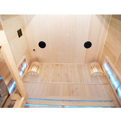 Sauna fińska 4 osobowa wysokotemperaturowa 4,5KW Harvia 150x120 cm Kemi3