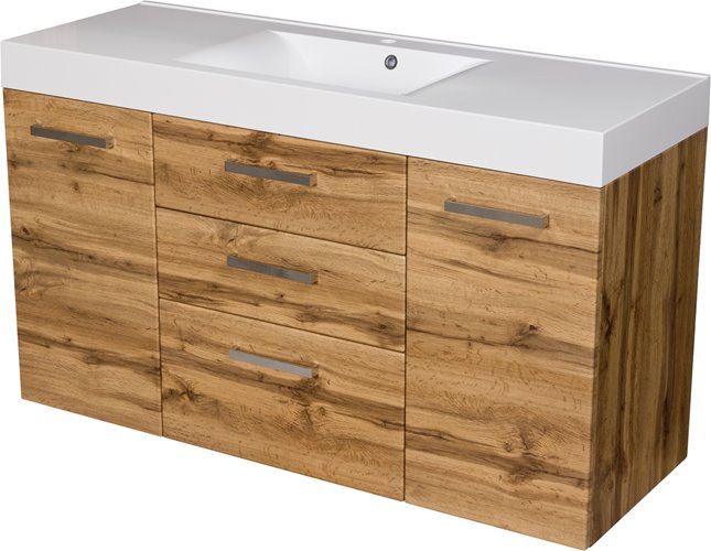 Szafka wisząca z umywalką 140/50/C3 seria Fokus NE