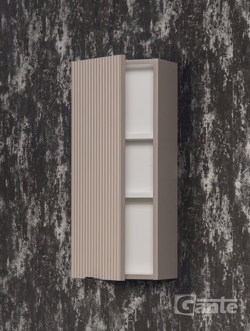 Szafka łazienkowa z lamelami wisząca 30x72 Victa Lamello kolor fume mat