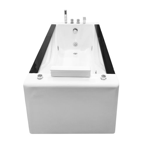 Wanna z hydromasażem prostokątna 170x80 cm MO-0011L