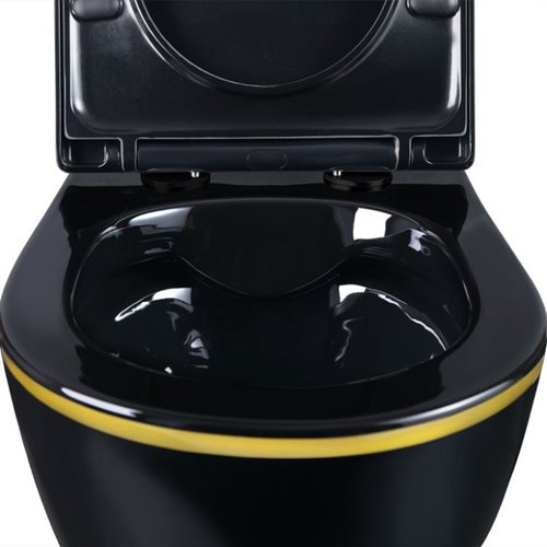 Zestaw podtynkowy kompletny stelaż + miska MIZU-BL-GL-RIM-02 + przycisk ST+H GOLD