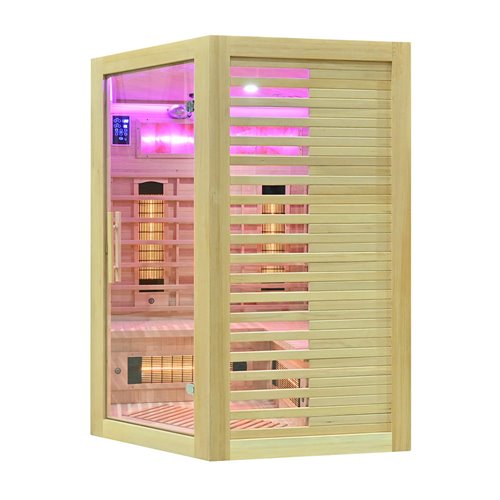 Sauna na podczerwień kamień solny 150X150X190CM MO-RL3CS Infrared Mazur