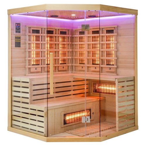 Sauna na podczerwień 150X150X200CM MO-EA3CR Infrared Mazur
