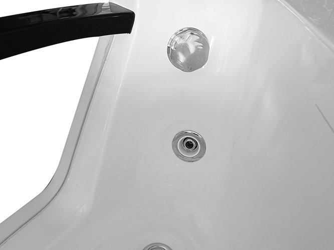 Wanna spa z hydromasażem narożna 170x85 cm MO-0076 PRAWA