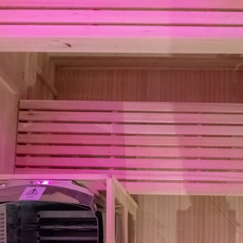 Sauna fińska 4 osobowa wysokotemperaturowa 4,5KW Harvia 140x150 cm Lark3