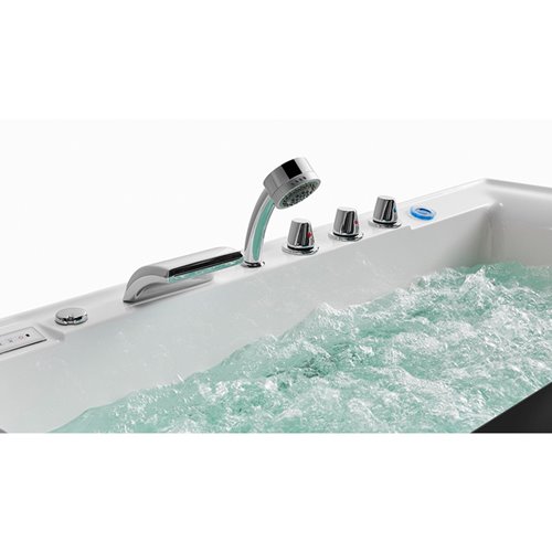 Wanna z hydromasażem prostokątna 162x75 cm Gomera 938C Hydrosan