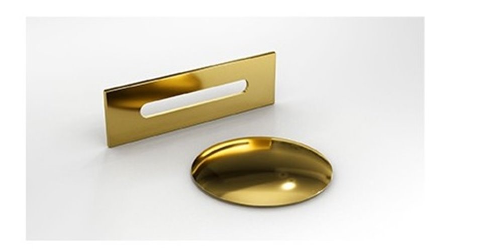 Wanna przyścienna narożna lewa syfon z przelewem złoty 150 cm Zoya Besco WAS-150-ZLZ