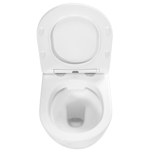 Misa wc wisząca Carlos Rimless Slim Nature Marble Rea