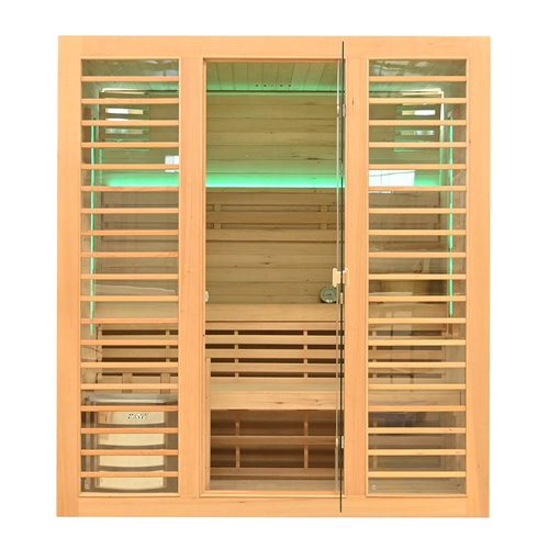 Sauna sucha fińska piec 8 KW Harvia BC80 + kamienie solne 180X160X200CM MO-TS4B Mazur