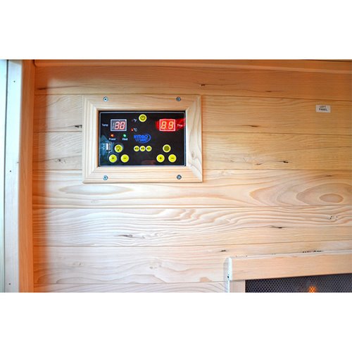 Sauna na podczerwień 4-osobowa 150x120 cm grzejniki kwarcowe i karbonowe Alta3 Infrared