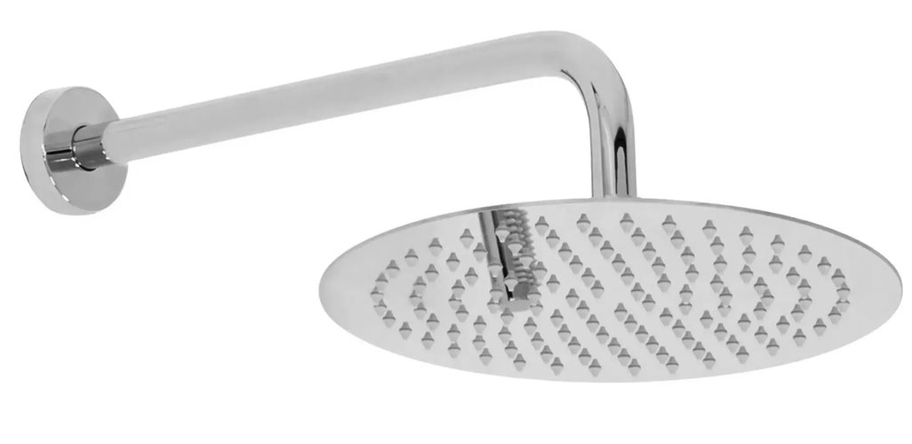 Chromowany zestaw wannowy prysznicowy podtynkowy Lungo Rea