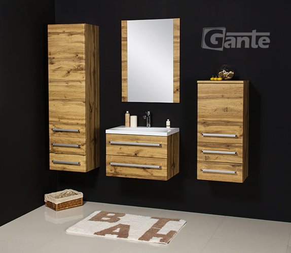 Szafka wisząca niska, potrójna seria Fokus NE