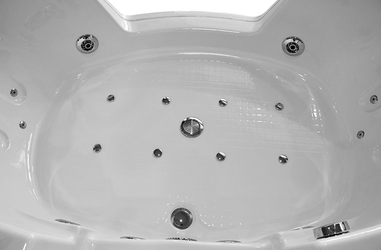 Wanna z hydromasażem narożna 150x150 cm MO-0632BP