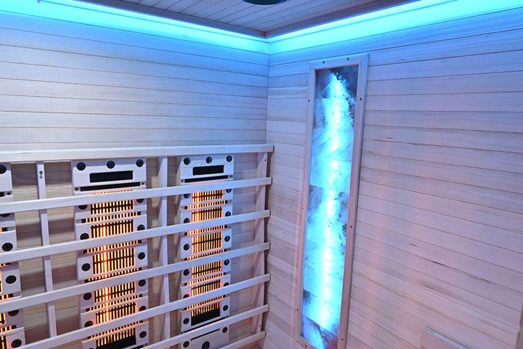 Sauna na podczerwień kamień solny + turmaliny 175X120X190CM MO-RL4ST Infrared Mazur