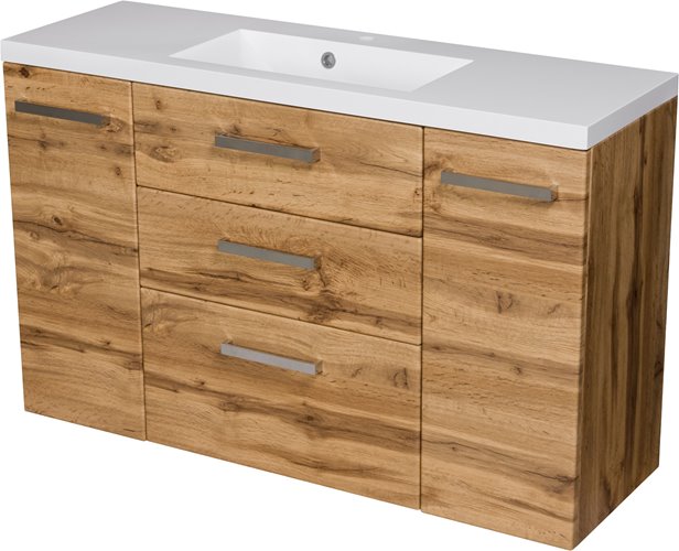 Szafka wisząca z umywalką 120/39/C3 Clever seria Fokus NE