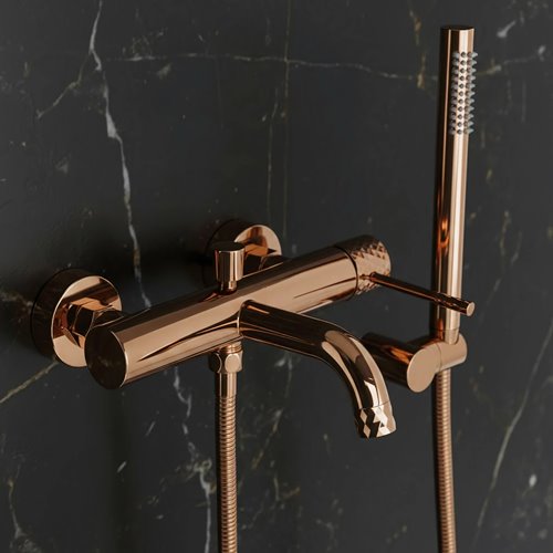 Bateria wannowa Lungo Diamond miedź Rea