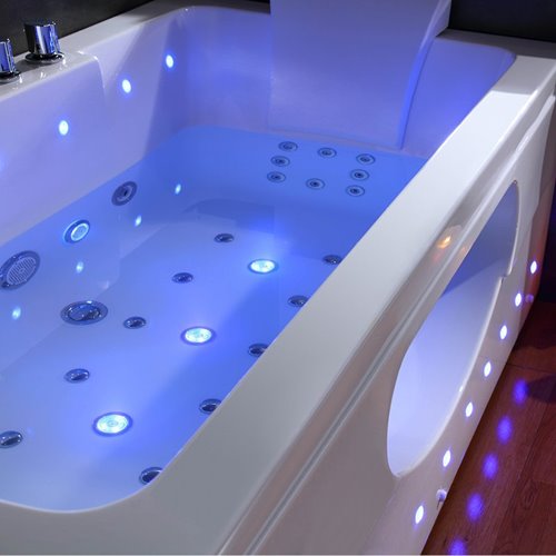 Wanna prostokątna z hydromasażem 160x84 cm Iris 933B Hydrosan