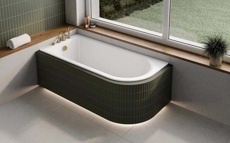 Lewa wanna asymetryczna Besco 160x75 cm