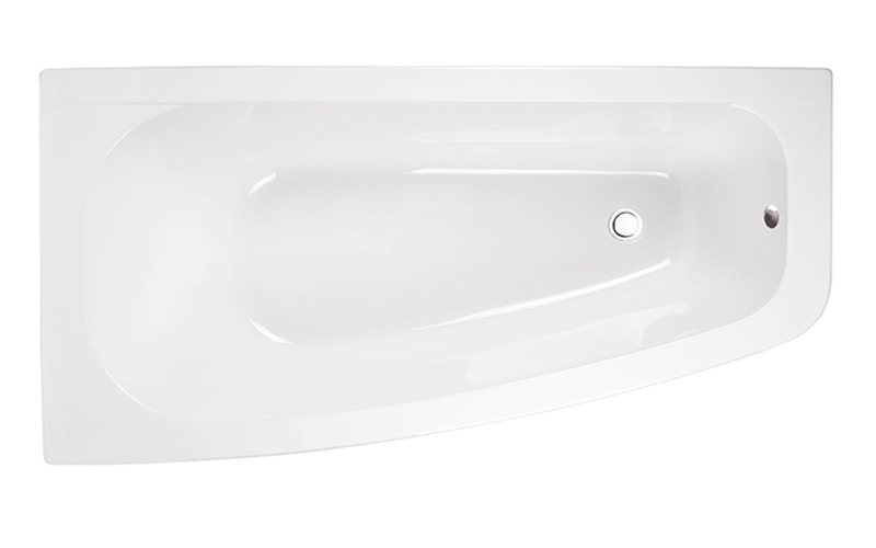 Wanna narożna lewa Besco Luna 150 cm