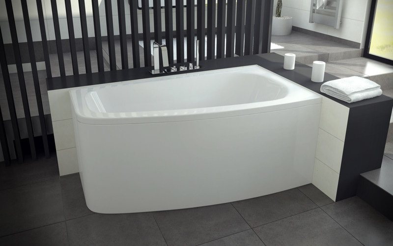 Wanna asymetryczna 150x80 Besco Luna prawa