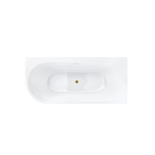 Wanna narożna przyścienna 160 cm Intero V240 Corsan Prawa zdjęcie 18