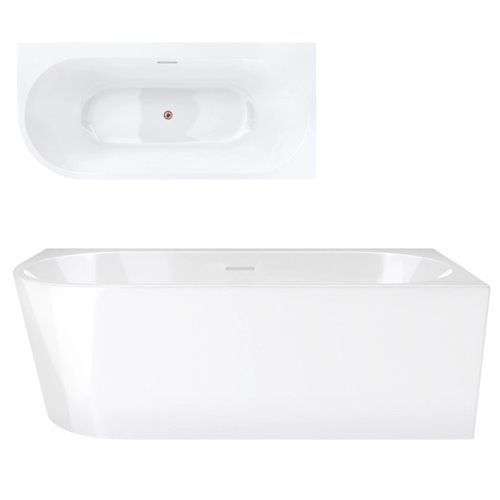 Wanna narożna przyścienna 160 cm Intero V240 Corsan Prawa zdjęcie 27