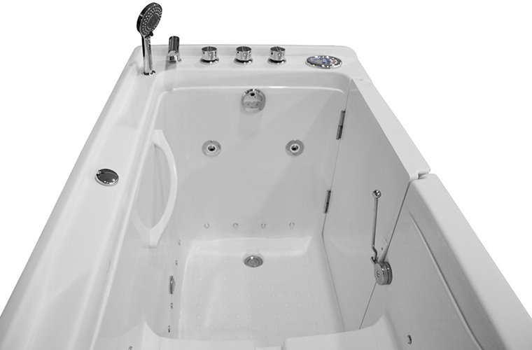 Wanna z hydromasażem dla osób niepełnosprawnych 146x76 cm MO-0301 lewa zdjęcie 10