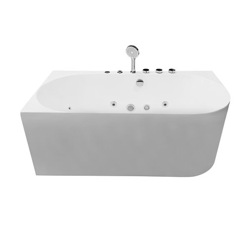 Lewa wanna z hydromasażem Mazur MO-18043L