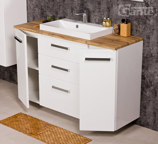 Szafka wisząca z umywalką 120/39C3 Liv seria Fokus B