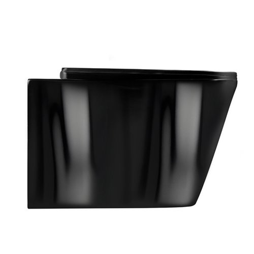 Czarna miska wc wisząca Rimless 3.0 RAIN-BL-RIM-03 Hydrosan
