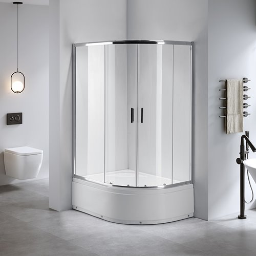 Kabina prysznicowa na głębokim brodziku prawa 115x85 cm Maja Hydrosan