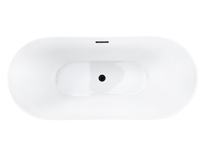 Wanna wolnostojąca akrylowa Nauti Corsan 170 cm korek klik-klak czarny