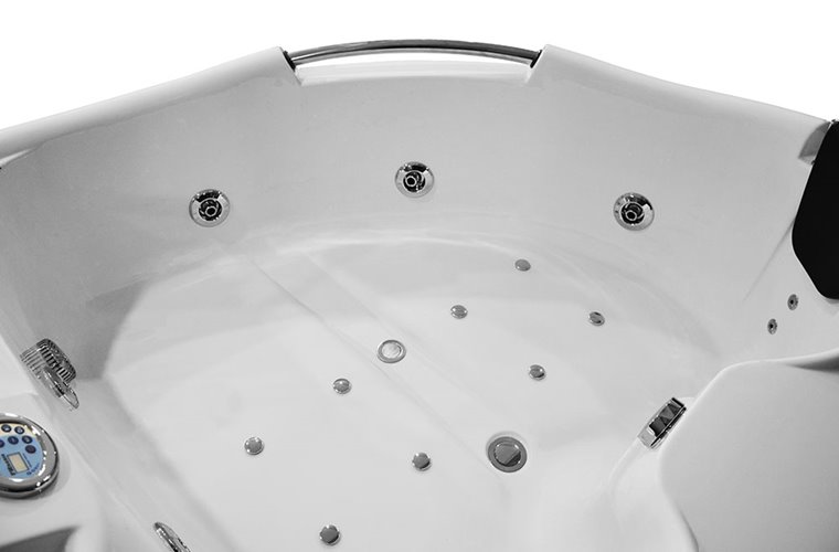 Wanna łazienkowa Spa z hydromasażem narożna 150x150 cm MO-0311
