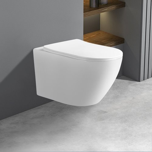 Biała miska wc wisząca Rimless Mizu Tornado MIZU-WH-TR-03 Hydrosan