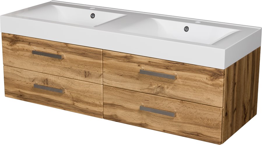 Szafka wisząca z umywalką 140/50/4 NADIA seria Fokus NE