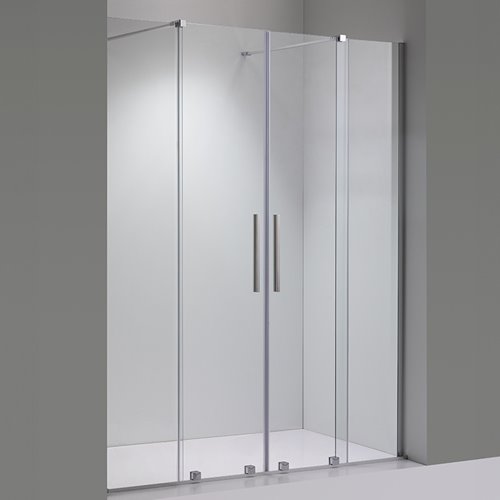 Drzwi prysznicowe rozsuwane szkło 8 mm szerokość 140 cm ASTRA-CH-DUO-140