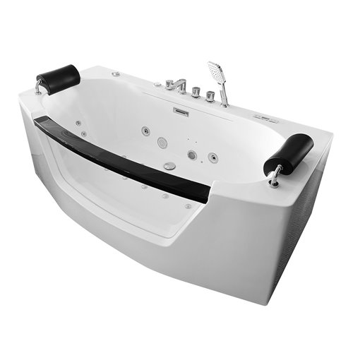 Wanna spa z hydromasażem przyścienna 170x85 cm MO-0075 zdjęcie 3