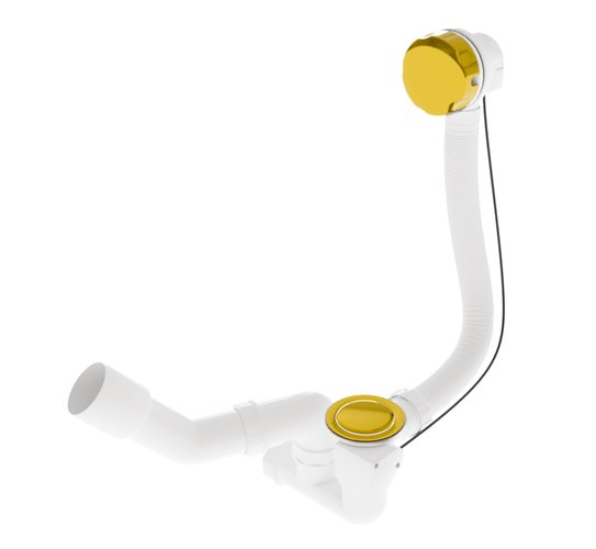 Syfon wannowy automatyczny złoty SW-AB-ZL