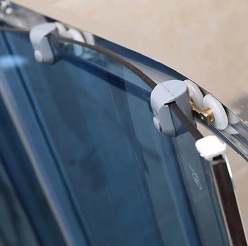 Kabina prysznicowa z hydromasażem i sauną parową zabudowana 100x100 MO-0210GS