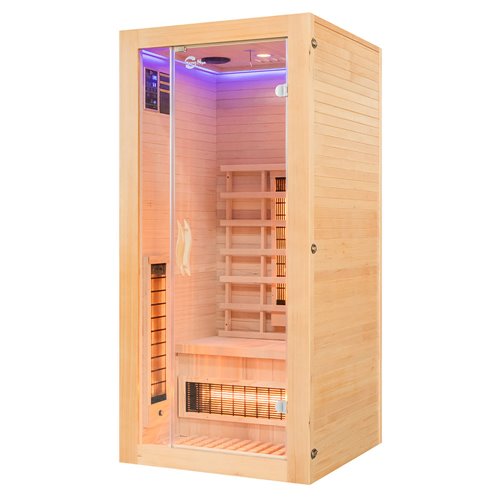 Sauna na podczerwień jednoosobowa 90X90X190CM MO-EA1R Infrared Mazur