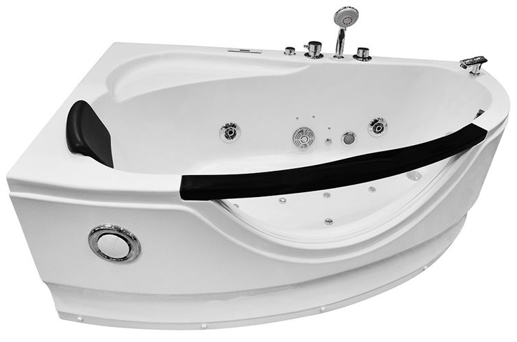 Wanna z hydromasażem narożna 169x90 cm lewa MO-0024