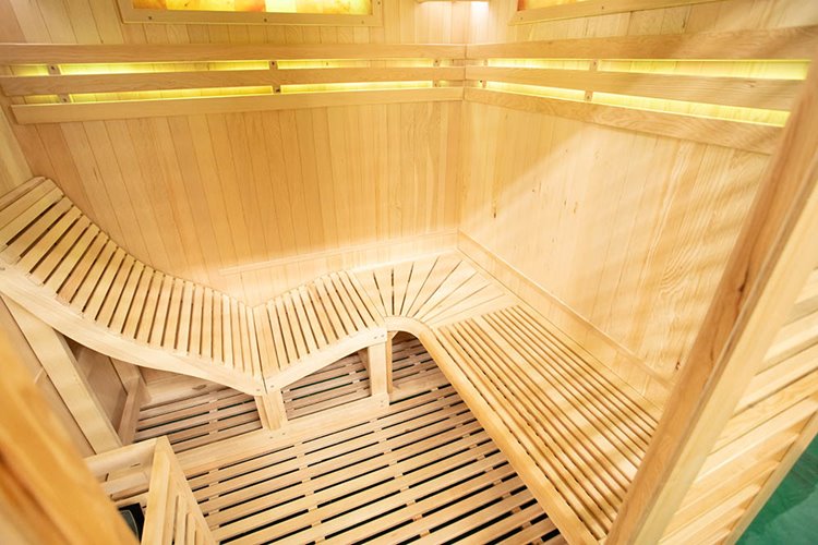 Sauna sucha fińska piec 6 KW Harvia BC60 + kamień solny 180X160X200CM MO-EA4-L Mazur