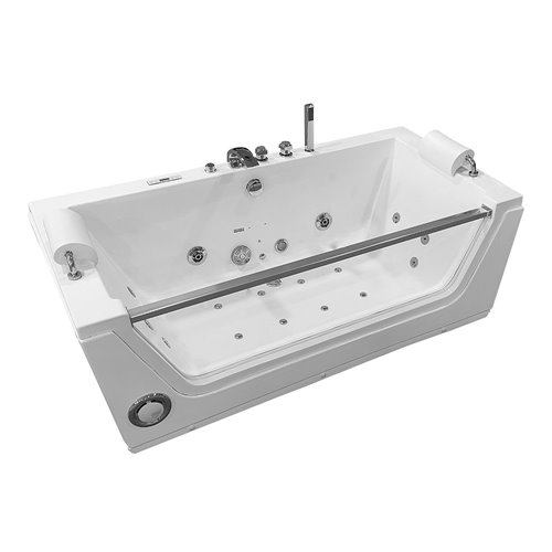 Wanna z hydromasażem przyścienna 176x85 cm MO-0054