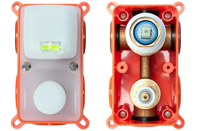 Czarny połysk zestaw prysznicowy podtynkowy Lungo Rea