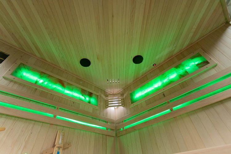 Sauna sucha fińska piec 6 KW Harvia BC60 + kamień solny 180X180X200CM MO-EA4CS Mazur