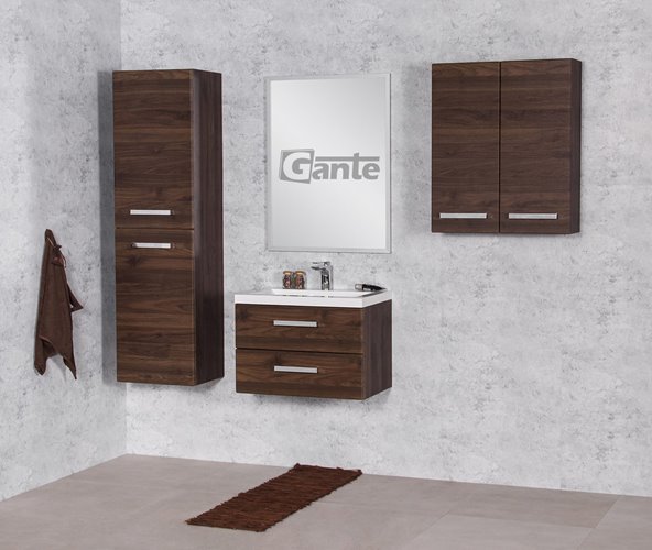 Szafka łazienkowa wisząca 60x72 Fokus kolor orzech