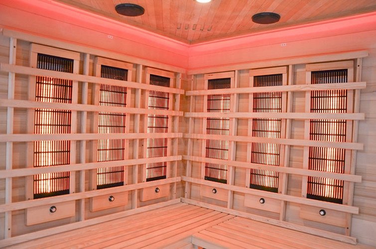 Sauna na podczerwień 150X150X200CM MO-EA3CR Infrared Mazur