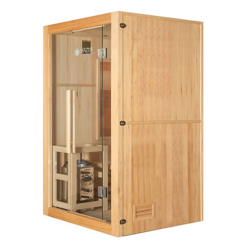 Sauna sucha fińska piec 3,5 KW Harvia BC35 + kamień solny 121X106X192CM MO-EA2S Mazur