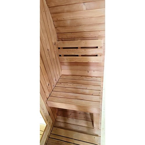 Sauna fińska ogrodowa zewnętrzna beczka 6 osobowa 210x240 Asker-HG