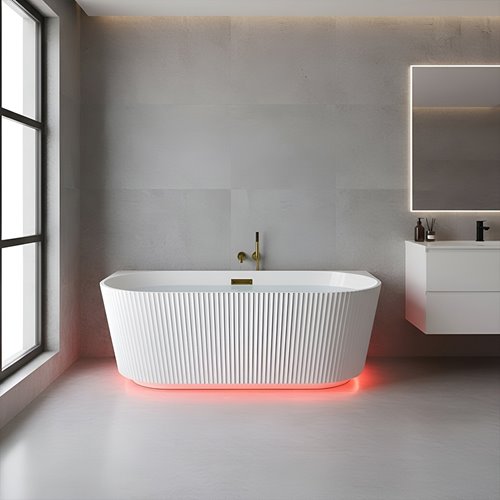 Wanna wolnostojąca przyścienna 170 cm Carlo Led Hydrosan